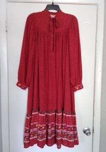 Vintage Esprit Robbie Bee  Dress 1980's Floral